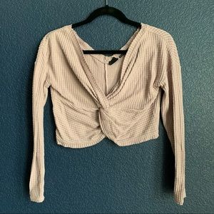 Urban Outfitters Out From Under size XS lavender twisted crop top